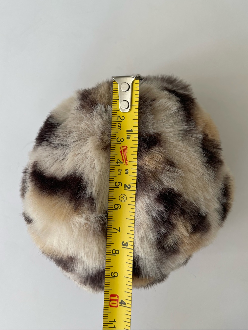 Anthropologie Beanie Hat Ribbed Knit Green Faux Leopard Pom Pom Winter Toque - Picture 12 of 12